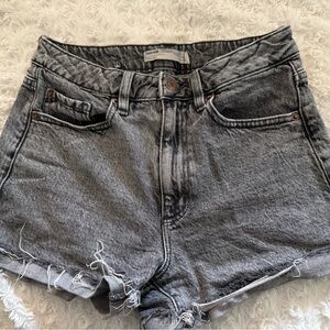 Garage Black Denim Jean Shorts